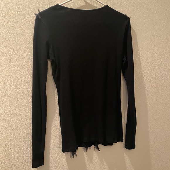 Daytrip Scoop Neck Black Sequin Top - Picture 2 of 6